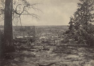 Das Schlachtfeld von Peach Tree Creek, Georgia