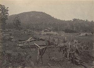 Die Front des Kenesaw Mountain, Georgia, 1860er Jahre