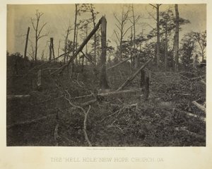 Das "Höllenloch", New Hope Church, GA