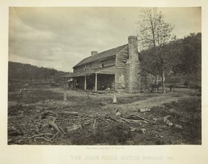 Das John Ross Haus, Ringold, GA, 1866 von George N. Barnard
