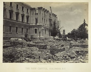 Das neue Kapitol, Columbia, SC, 1865
