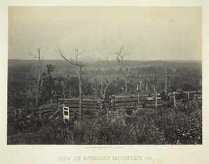 Ansicht des Kenesaw Mountain, Ga.