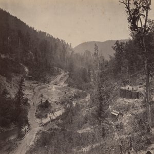 Whiteside-Tal unterhalb der Brücke von George N. Barnard
