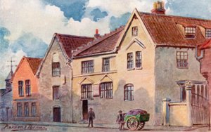 Das Alte Musikhaus, King Street (Farblithografie)