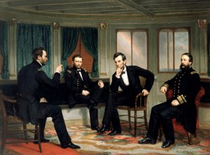Die Friedensstifter, veröffentlicht 1868 (Farblithografie) von George Peter Alexander (after) Healy