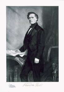 Franklin Pierce, 14. Präsident der Vereinigten Staaten von Amerika, veröffentlicht 1901 (Photogravur) von George Peter Alexander Healy