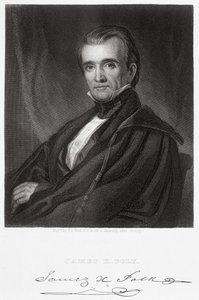 James Knox Polk, graviert von Henry Bryan Hall