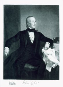 John Tyler, 10. Präsident der Vereinigten Staaten von Amerika, veröffentlicht 1901