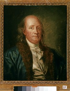 Porträt von FRANKLIN Benjamin, um 1846 von George Peter Alexander Healy
