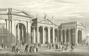Bank of Ireland, Dublin, Südportikus von George Petrie