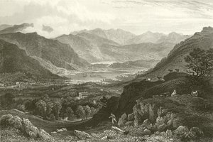Rydal Water und Grassmere, vom Rydal Park, Westmorland