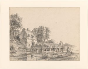 Ansicht des Tores von Schloss Buren
