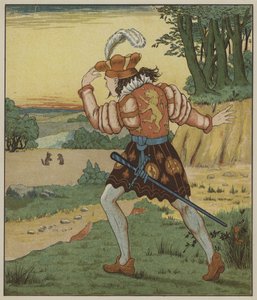 Illustration für Rumpelstilzchen von den Brüdern Grimm