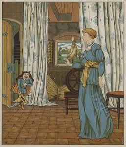 Illustration für Rumpelstilzchen von den Brüdern Grimm