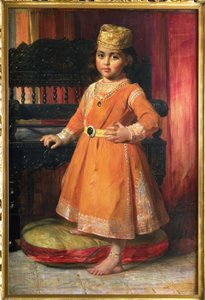 Porträt von Prinz Albert, ältester Sohn des Maharaja Duleep Singh, 1870 von George Richmond