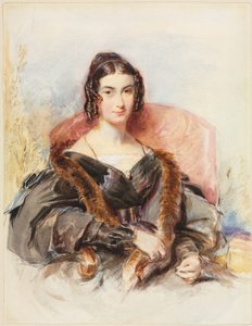 Porträt einer Frau, ca. 1830-1835 von George Richmond