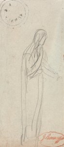 Eine stehende weibliche Figur von George Romney