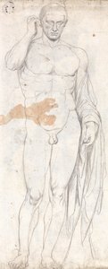 Klassischer männlicher Akt von George Romney