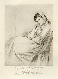 Emma Lady Hamilton von George Romney
