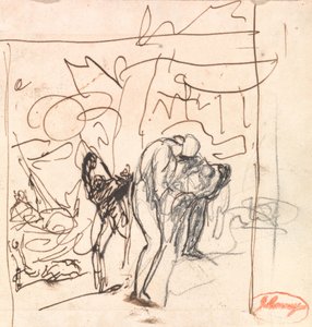 Abgang verfolgt von einem Bären, oder "Die Verlassenheit der Perdita" aus "Das Wintermärchen" von George Romney