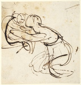 Weibliche Figur und Kind (Studie für den jungen Shakespeare?) von George Romney