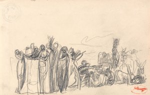 Studie einer Figurenkomposition von George Romney