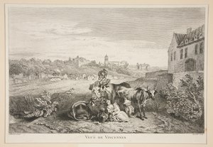 Blick auf Vincennes von George Romney