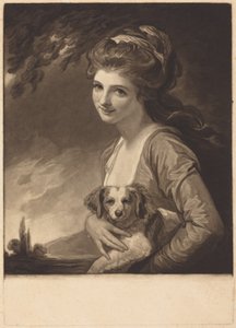 Lady Hamilton als Natur von George Romney
