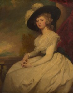 Mrs. Bryan Cooke Frances Puleston, 1765-1818, ca. 1787-91 von George Romney