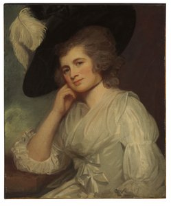 Porträt von Lady Laetitia A Court von George Romney