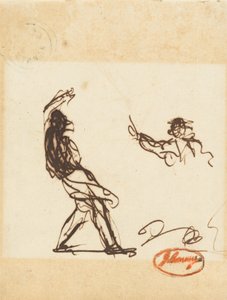 Möglicherweise "Der Abstieg Odins" oder "Bolingbroke und Erscheinung" von George Romney