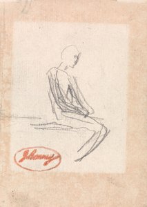 Sitzende Frau