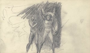 Skizzenbuchzeichnung von George Romney