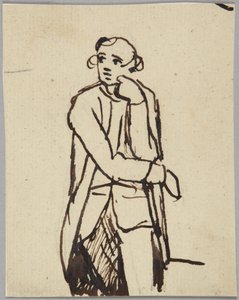 Stehende männliche Figur von George Romney