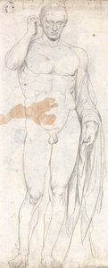 Studie einer klassischen Statue von George Romney