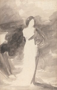 Studie einer stehenden Dame