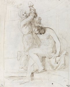 Das Bad der Bathseba von George Romney