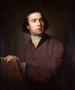 Thomas Barrow, ein Porträtmaler, ca. 1754-1802 von George Romney