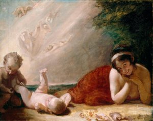 Titania, Puck und das Wechselbalg, aus Shakespeares 