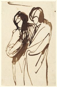 Zwei stehende Figuren von George Romney