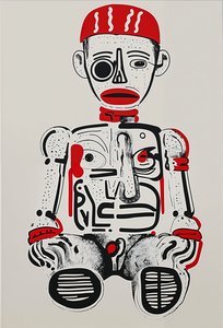 „Digital Totem“, 2024 von George Rosaly