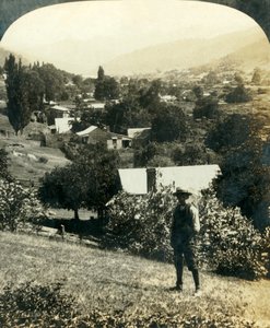 Vogelperspektive von Wandiligong, Victoria, Australien, ca. 1909