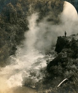Champagnerkessel, Wairakei, Neuseeland, um 1909