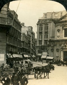 Piazza und Kirche von San Ferdinando, Neapel, Italien, um 1909