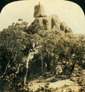 Der Aussichtsfelsen, Buffalo Ranges, Victoria, Australien, ca. 1909 von George Rose