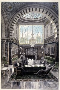 Es war ein Ort des Gesprächs, der am angenehmsten war (Seite 34) in „Testament eines Exzentrikers“ von Jules Verne