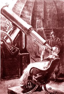 Die Sonnenfinsternis durch die Erde, 1888 von George Roux