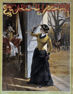 Frau in Jagdkleidung - in „Figaro Illustrated“ vom Okt. 1895