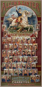 Die großen Generäle Serie für Allen & Ginter Zigarettenmarken