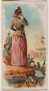 Derby Day, England, aus der Feiertagsserie N80 für Duke-Zigaretten, 1890